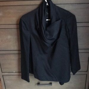 All Saints cowl neck blazer jacket
